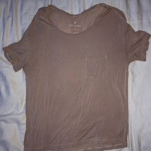 Beige American eagle xs t-shirt